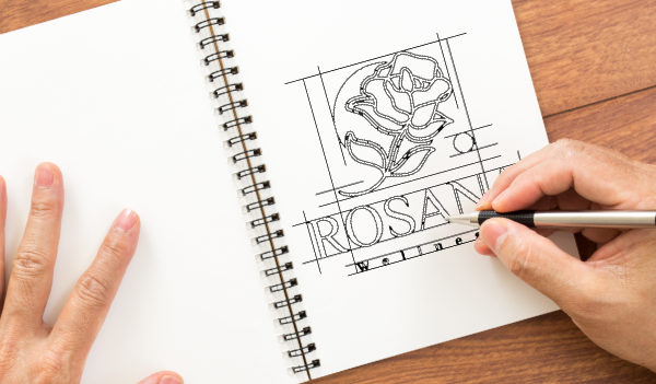 Rosana Logo Sketch